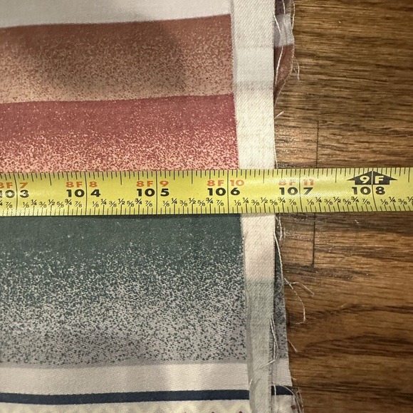 Bloomcraft FABRIC Screen Print Soil & Stain Repeller 80’s Multi 55”x5 Yards Vtg - Picture 7 of 11